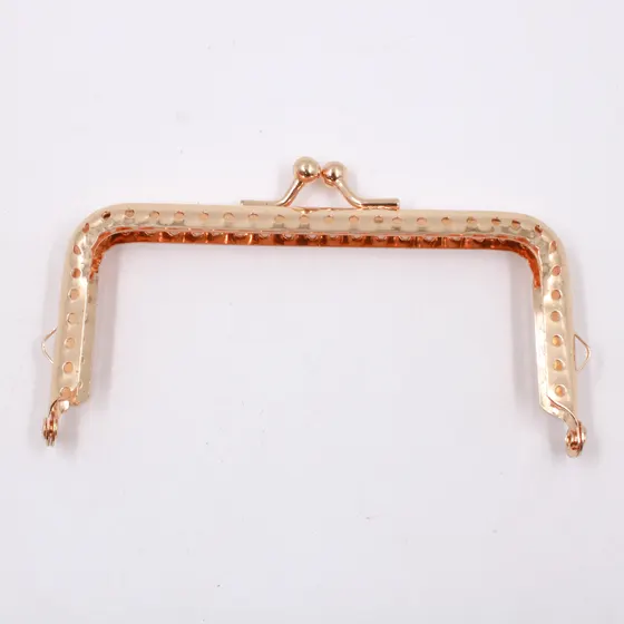 Fecho Da Vovo Quadrado 10.5Cm Em Ferro Unidade - Dourado