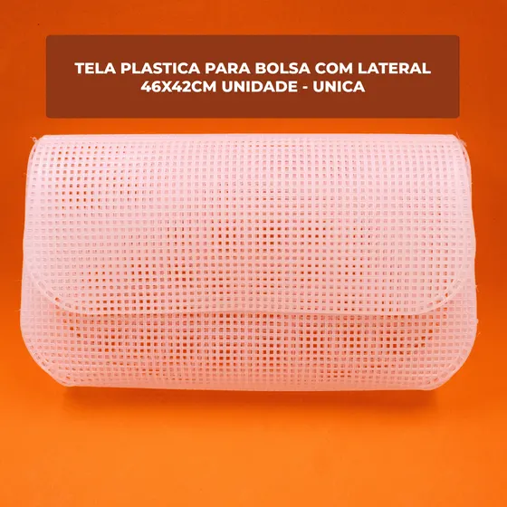 Tela Plastica Para Bolsa Com Lateral 46X42Cm Unidade