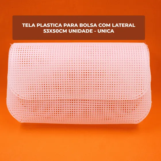 Tela Plastica Para Bolsa Com Lateral 53X50Cm Unidade