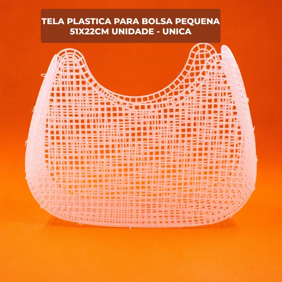 Tela Plastica Para Bolsa Pequena 51X22Cm Unidade
