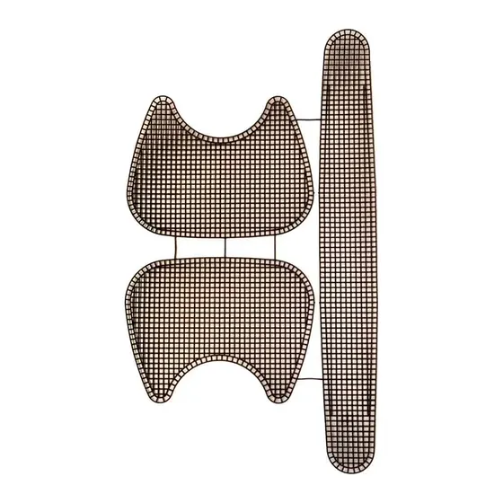 Tela Plastica Para Bolsa Pequena 51X22Cm Unidade