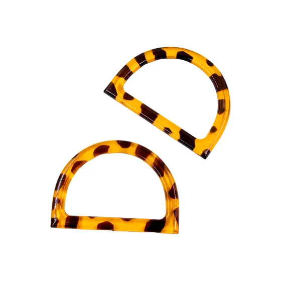 Alca Meia Lua 8.5X12Cm Em Plastico (2 Pc) - Mesclado
