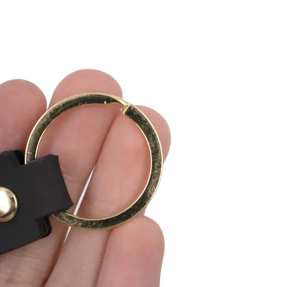 Alca Para Chaveiro Com Argola Dourada 2.0X11Cm (12 Pc)