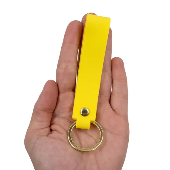 Alca Para Chaveiro Com Argola Dourada 2.0X11Cm (12 Pc) - Amarelo
