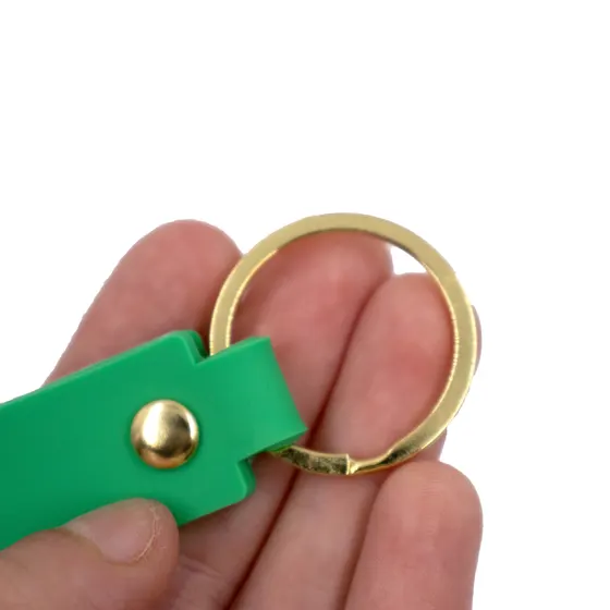 Alca Para Chaveiro Com Argola Dourada 2.0X11Cm (12 Pc)