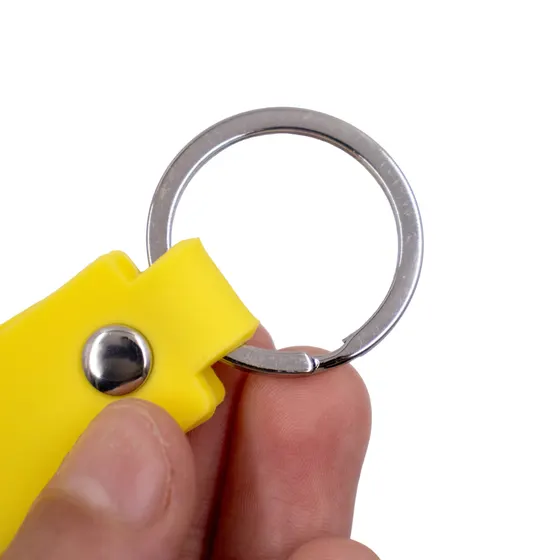 Alca Para Chaveiro Com Argola Niquel 2.0X11Cm (12 Pc) - Amarelo