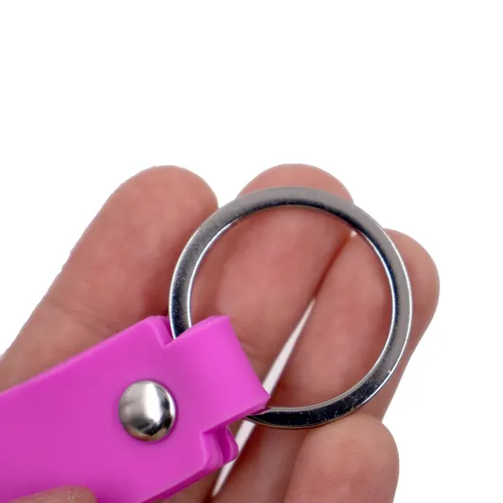Alca Para Chaveiro Com Argola Niquel 2.0X11Cm (12 Pc) - Pink