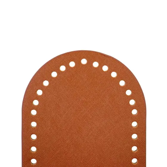 Fundo Para Bolsa Oval 22X10Cm Em Couro Pu Unidade