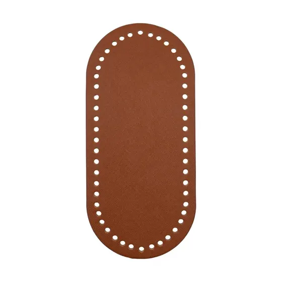 Fundo Para Bolsa Oval 22X10Cm Em Couro Pu Unidade