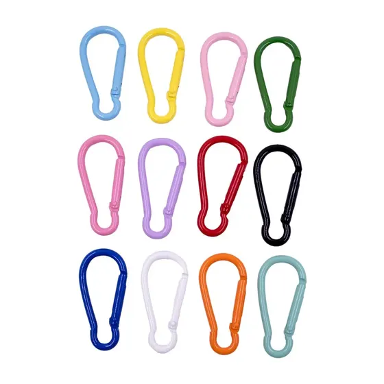 Fecho Mosquetao Retangular 45Mm Em Zamac (50 Pc)