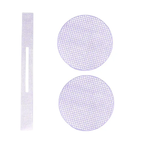 Tela Plastica Para Bolsa Redonda 17,5Cm Unidade