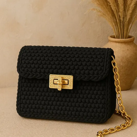 Fecho Para Bolsa Retangular Vazado 38X20Mm Em Metal (10 Pc) - Dourado