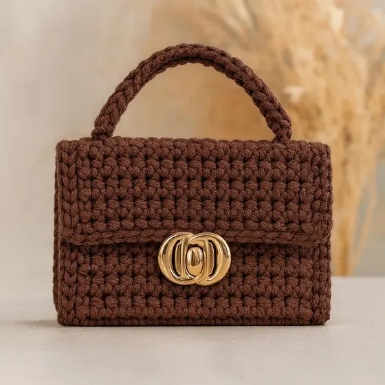 Fecho Para Bolsa Redondo Duplo 46X36Mm Em Metal 10 Pecas - Dourado