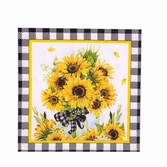 Guardanapos Decoupage 33X33Cm Flores Com 20 Unidades - Modelo 18