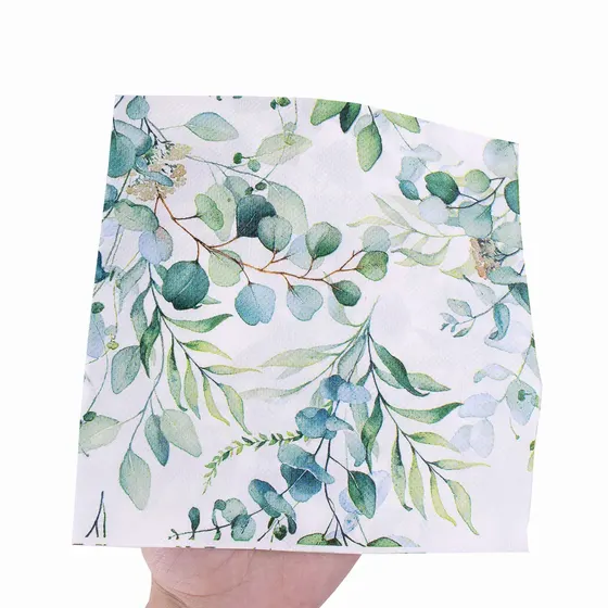 Guardanapos Decoupage 33X33Cm Flores Com 20 Unidades - Modelo 23