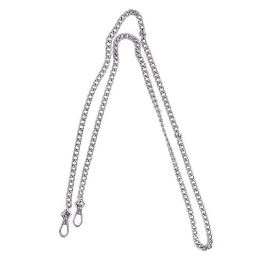 Alca Corrente Para Bolsa Fecho Quadricular 1,20Cm Em Aluminio Unidade