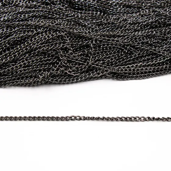 Corrente Grume 4.6X3.1Mm Em Aluminio Com 100 Metros 076 - Grafite 076