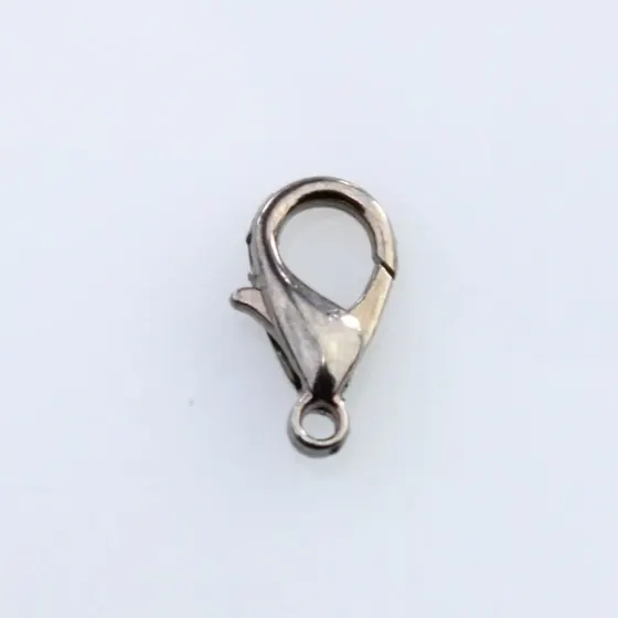 Fecho Lagosta 14Mm Em Zamak Com 1.000 Pecas 076 - Grafite 076