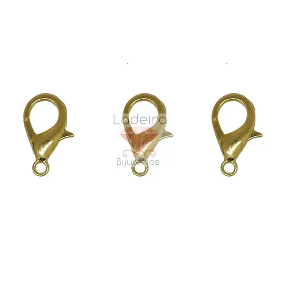 Fecho Lagosta Metal Zamak 10Mm (1440 Pc) 073 - Dourado 073