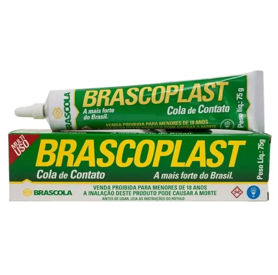 Cola De Contato Brascoplast Com 75G 098 - Transparente