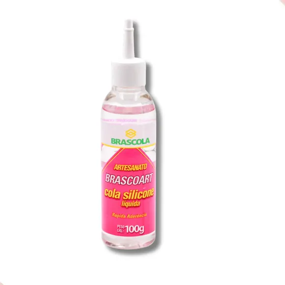 Cola De Silicone Liquido Brascoart Com 100G
