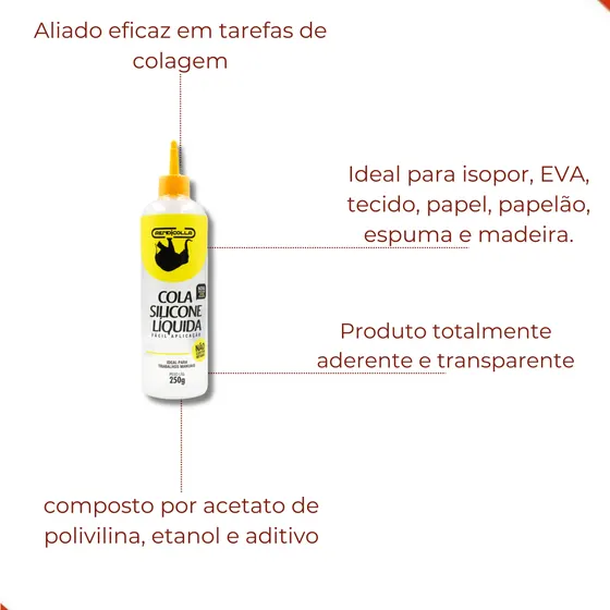 Cola De Silicone Liquida Rendicolla 250G