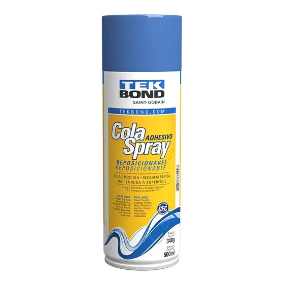 Cola Spray Reposicionavel Tekbond 500Ml
