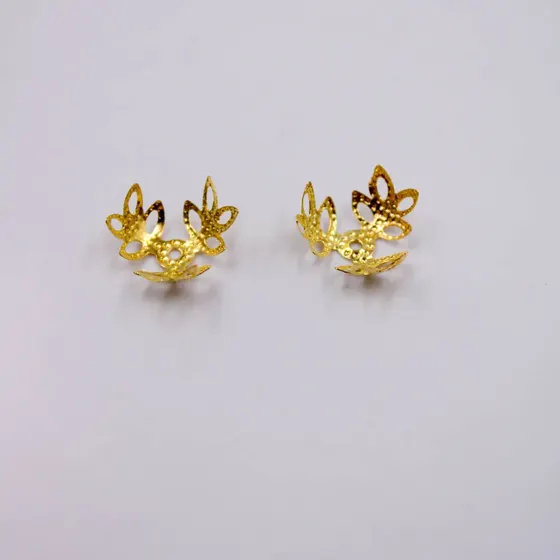 Tulipa Folha 12Mm Em Ferro Com 1000 Pecas 073 - Dourado 073