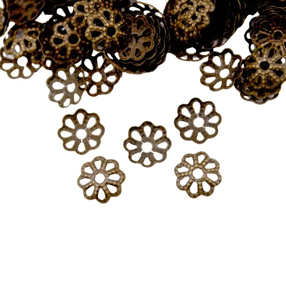 Tulipa Flor 6.5Mm Em Ferro Com 5000 Pecas 075 - Ouro Velho