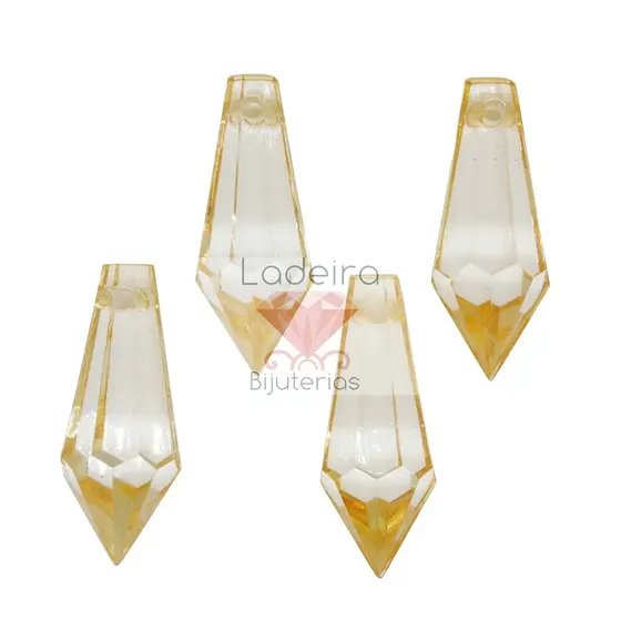 Ponteira Pirulito 14X37Mm Em Acrilico Com 500Gr 0610 - Bege 0610