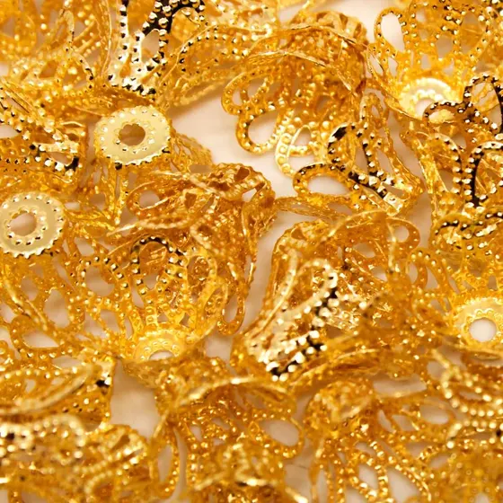 Tulipa Coroa Ferro Cm-092 12Mm 1000Pcs 073 - Dourado 073