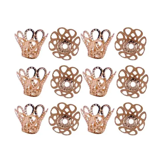 Tulipa Coroa Ferro Cm-092 12Mm 1000Pcs 073 - Dourado 073