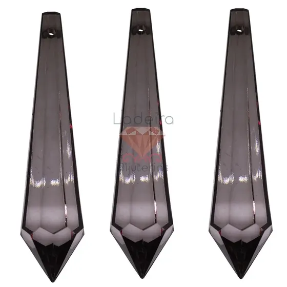 Ponteira Pirulito 18X74Mm Em Acrilico Com 500Gr 070 - Fume