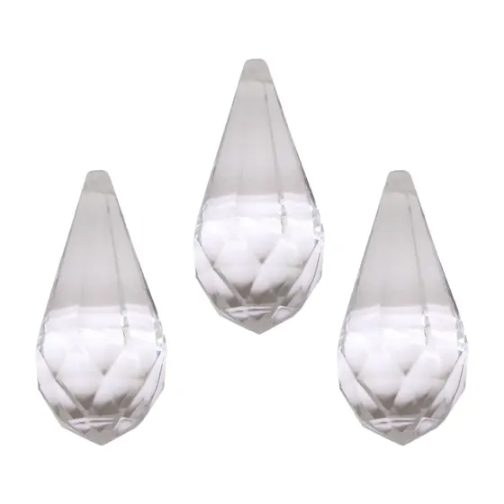 Ponteira Gota 25X50Mm Em Acrilico Com 500Gr 001 - Cristal Transparente 001