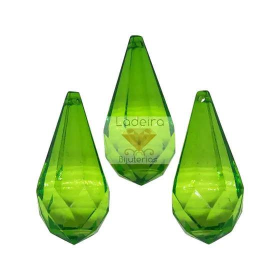 Ponteira Gota 25X50Mm Em Acrilico Com 500Gr 034 - Verde Bandeira 20