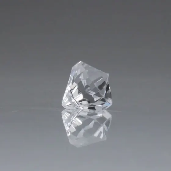 Ponteira Diamante 15Mm Em Acrilico Com 500Gr 001 - Cristal Transparente 001