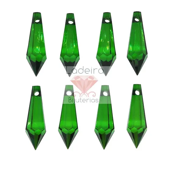 Ponteira Pirulito 10X31Mm Em Acrilico Com 500Gr 036 - Verde 036