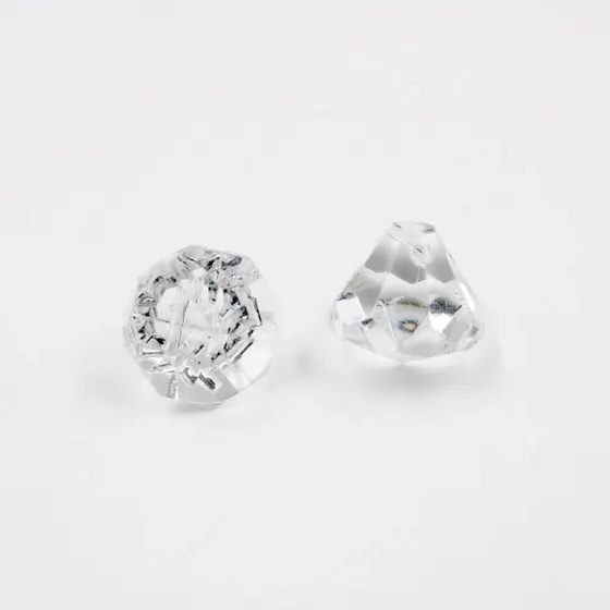 Ponteira Diamante 18X28Mm Em Acrilico Com 500Gr 986 - Cristal 986
