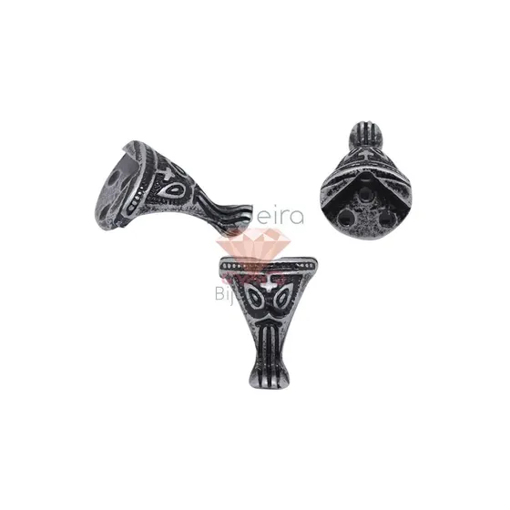 Pe De Bandeja Egipcia Peq. 20X16Mm C/12Pcs 076 - Grafite 076
