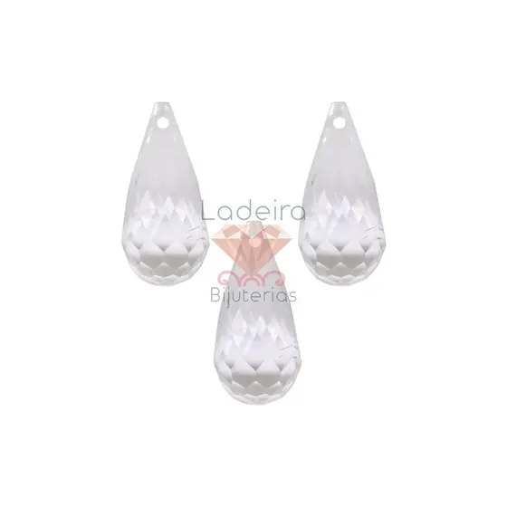 Ponteira Gota 14X32Mm Em Acrilico Com 500Gr 001 - Cristal Transparente 001