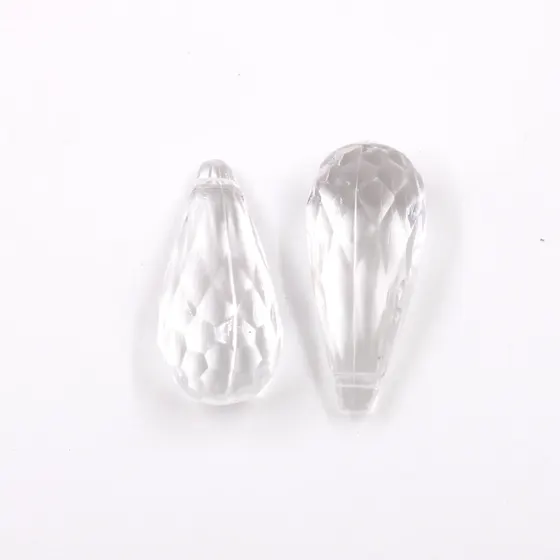 Ponteira Gota 14X32Mm Em Acrilico Com 500Gr C001 - Cristal Transparente C001