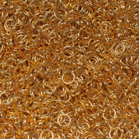 Argolinha 06Mm Em Ferro Com 1Kg 073 - Dourado 073