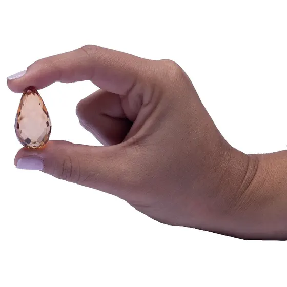 Ponteira Gota 19X33Mm Em Acrilico Com 500Gr 021 - Mel 021