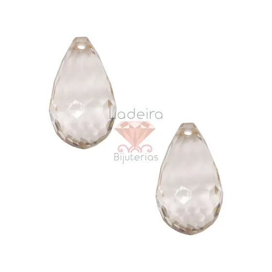 Ponteira Gota 19X33Mm Em Acrilico Com 500Gr 0610 - Bege 0610
