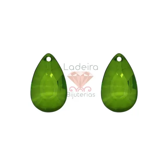 Ponteira Gota Sextavado 16X26Mm Em Acrilico Com 500Gr 036 - Verde 036