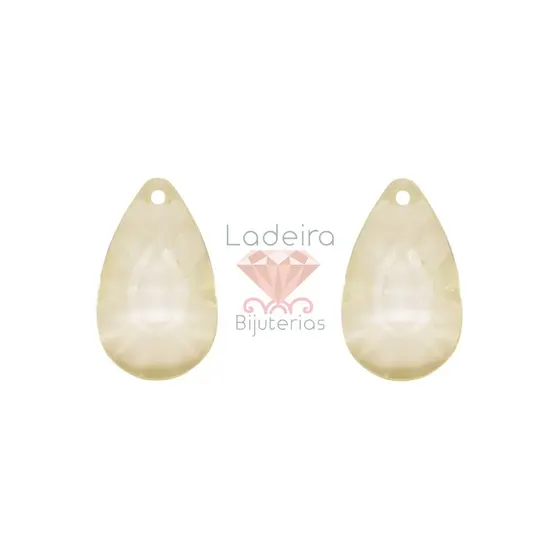 Ponteira Gota Sextavado 16X26Mm Em Acrilico Com 500Gr 0610 - Bege 0610