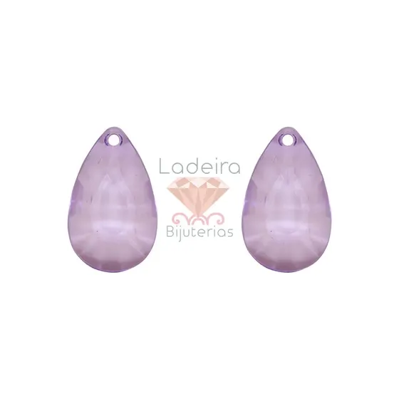 Ponteira Gota Sextavado 16X26Mm Em Acrilico Com 500Gr 1440 - Lilas 1440