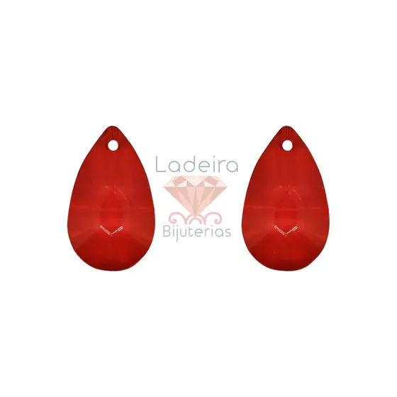 Ponteira Gota Sextavado 16X26Mm Em Acrilico Com 500Gr 618 - Vermelho