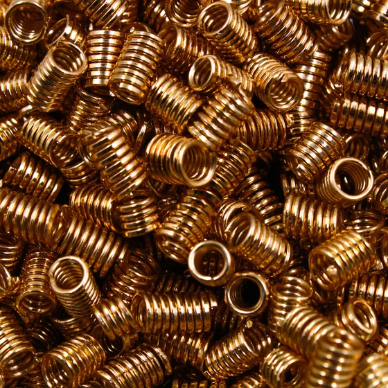 Mola Para Oculos 7 Voltas 06Mm Em Aluminio Com 1000 Pecas 073 - Dourado 073
