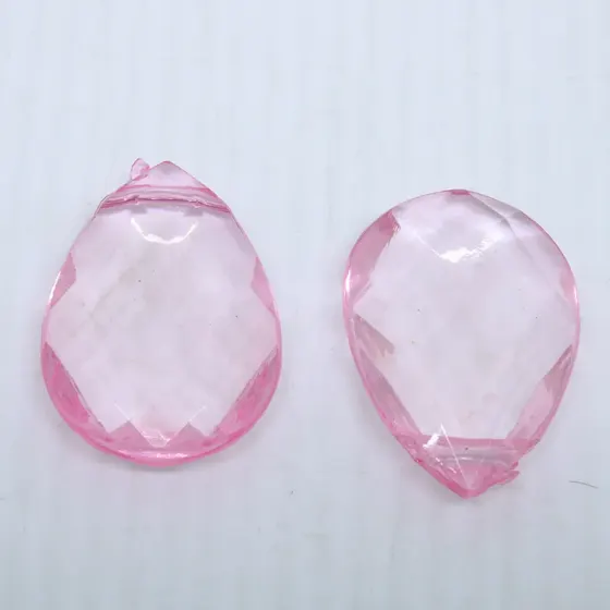 Ponteira Gota Sextavada 35Mm Em Acrilico Com 500Gr 004 - Rosa 04
